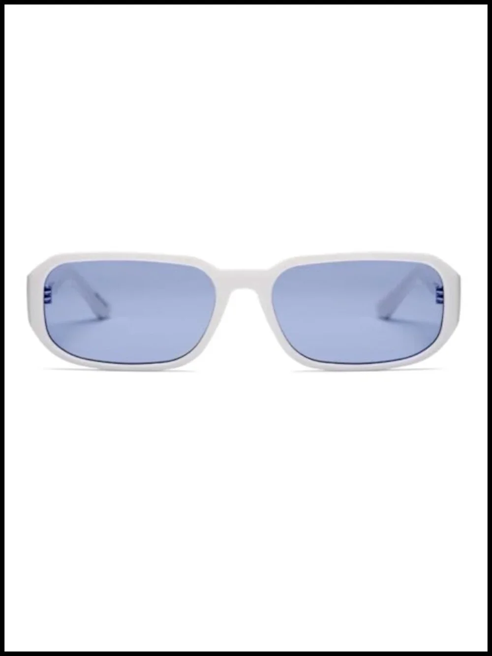 Minimalist Rectangular Sunglasses for Women UV400